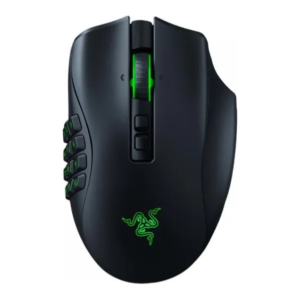 Mouse Razer Naga V2 Pro , 30K Sensor , 20 buttons , Wireless , Bluetooth , USB-C Cable , Chroma RGB , Black , RZ01-04400100-R3G1 - Albagame