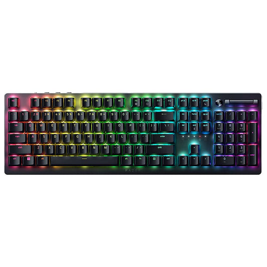 Keyboard Razer Deathstalker V2 PRO , Wireless low profile mechanical linear Red Optical Switches , Chroma RGB , Black , RZ03-04461300-R3P1 - Albagame