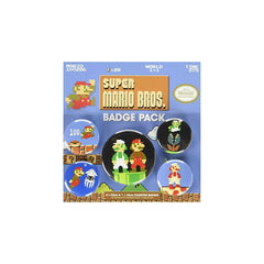 Badge Pack Super Mario Bos 5 Pack - Albagame