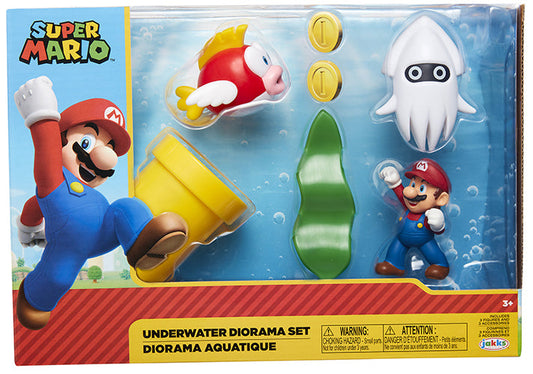 Figure Nintendo Super Mario Underwater Diorama Set - Albagame