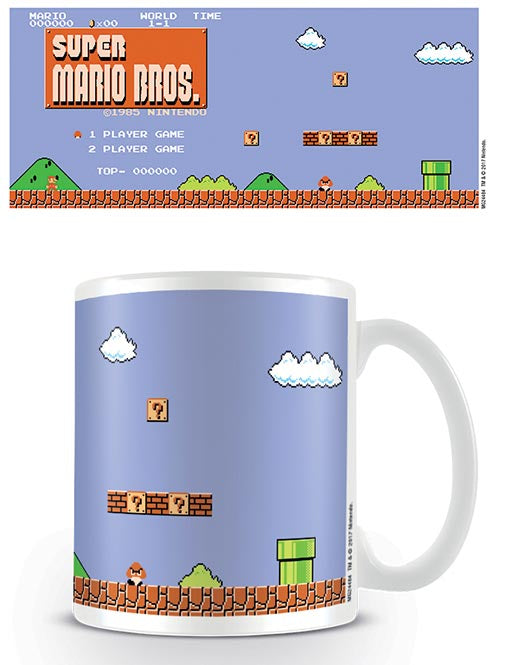 Mug Super Mario Retro Title - Albagame