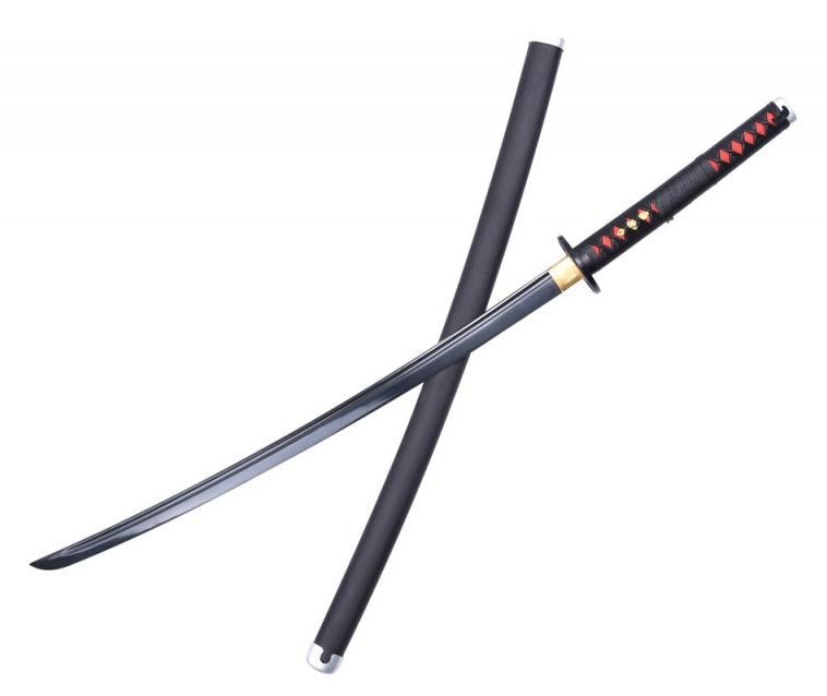 Sword Replica Katana Demon Slayer Tanjiro Kamado Black - Albagame