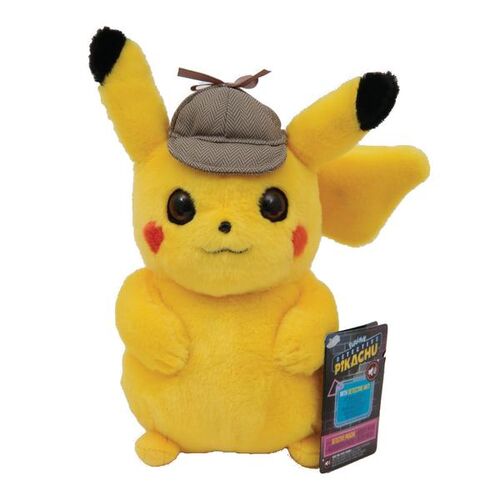 Plush Detective Pikachu 20cm With Sound - Albagame