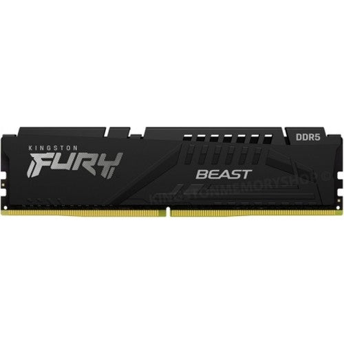 RAM 16GB Kingston FURY Beast 1x 16GB 6000Mhz DDR5 , Black , KF560C36BBE-16 - Albagame