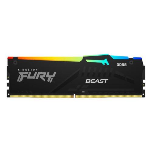RAM 32GB Kingston FURY Beast RGB 1x 32GB 6000Mhz DDR5 , Black , KF560C40BBA-32 - Albagame