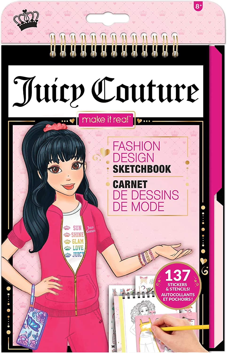 Make It Real Juicy Couture Fashion Sketchbook - Albagame