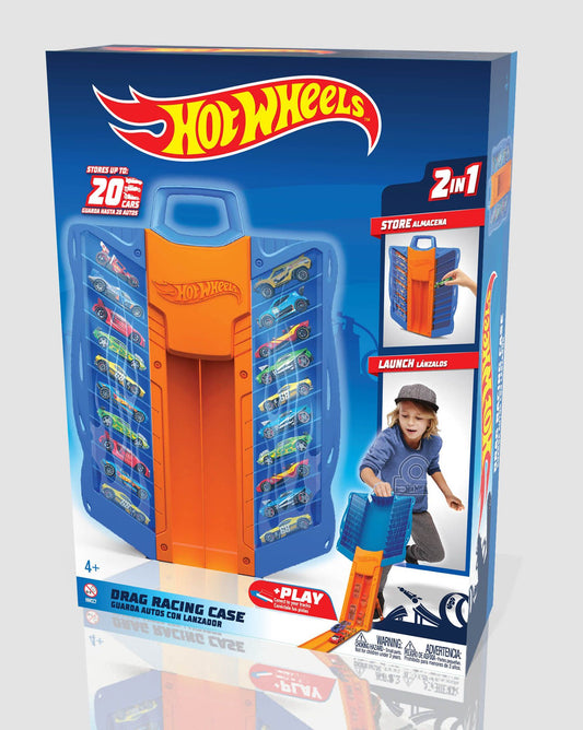 Case Hot Wheels 2-in-1 Drag Races Store & Race Car - Albagame