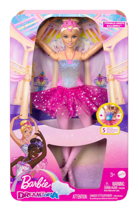 Doll Barbie Dreamtopia Twinkle Lights Ballerina - Albagame