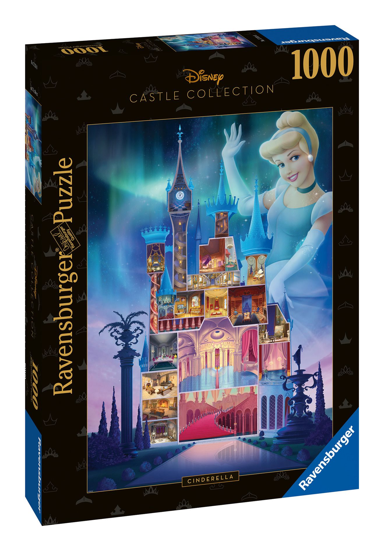 Puzzle Ravensburger Disney Princess Castle Collection Cinderella Castle 1000Pcs - Albagame
