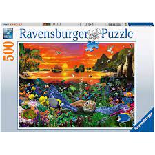 Puzzle Ravensburger Turtle in the Reef 500Pcs - Albagame
