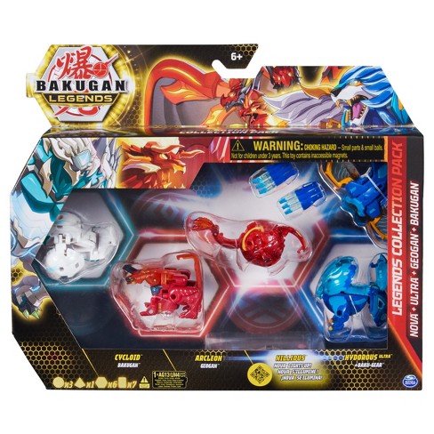 Figure Bakugan Legends Collection Pack (Cycloid, Arcleon, Nillious, Hydorous) - Albagame