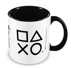 Mug PlayStation Symbols Black Inner - Albagame