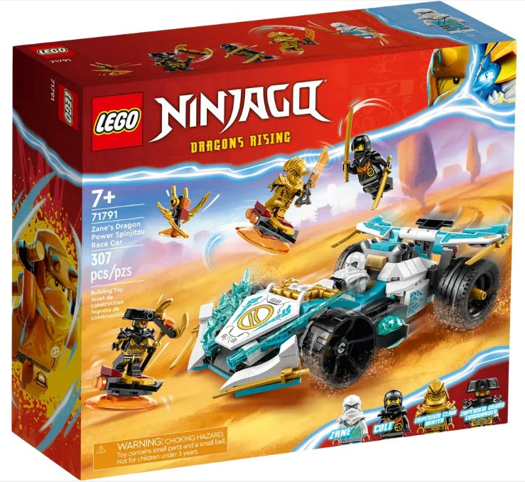 Lego Ninjago Zane's Dragon Power Spinjitzu Race Car 71791 - Albagame