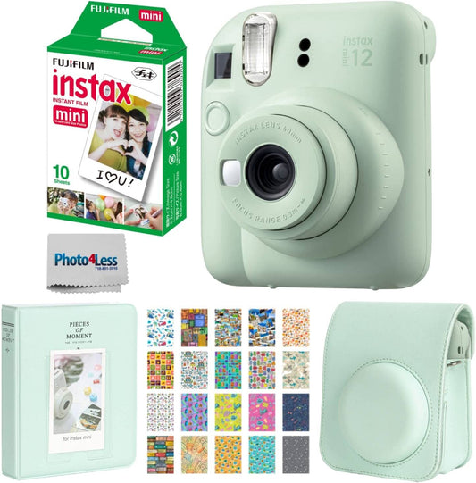 Bundle Camera Instax Mini 12 Mint Green - Albagame