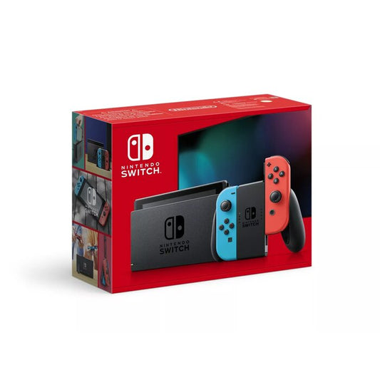 Console Nintendo Switch Joy-Con Pair Neon Red and Blue 1.1 - Albagame