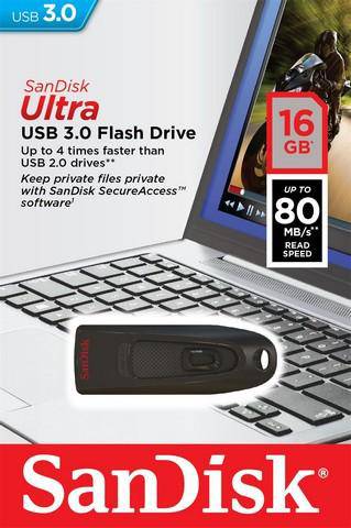 Usb 16GB SanDisk Ultra Usb 3.0 Flash Drive - Albagame