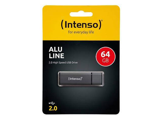 Usb 64GB Inteso Alu Line 2.0 Black [01647] - Albagame