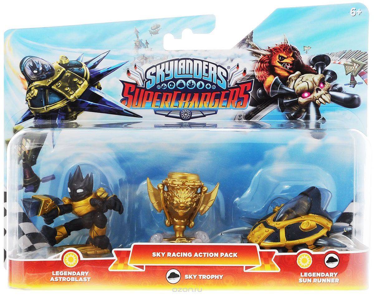 Skylanders SuperChargers Legendary Racing Sky Pack (Leg.Astroblast + Leg.Sun Runner + Sky Trophy) - Albagame