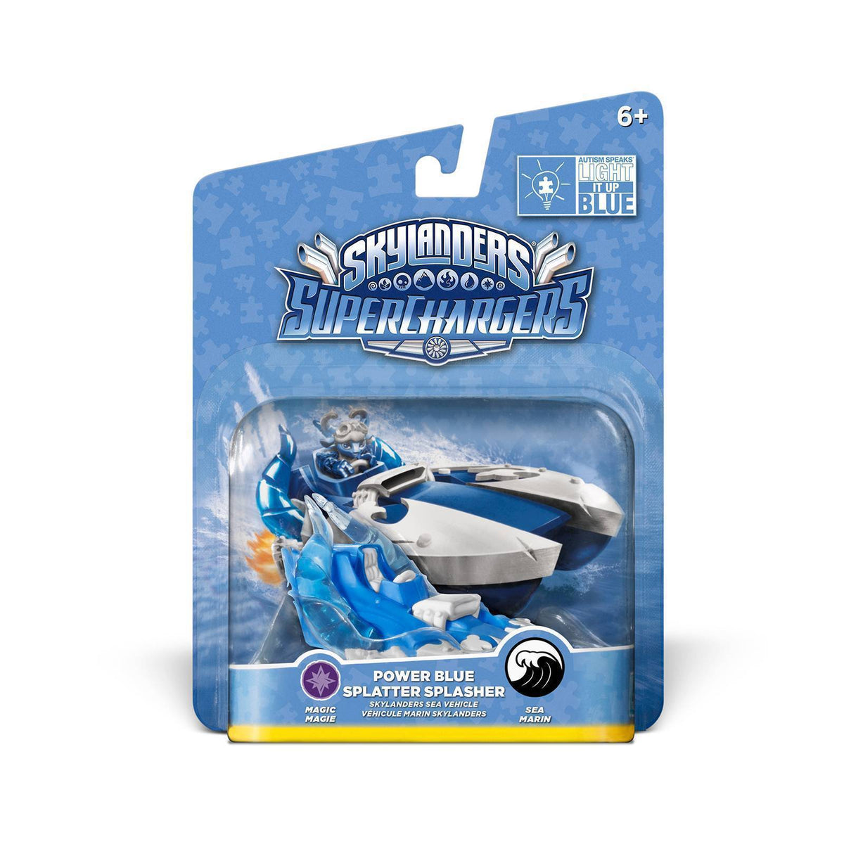 Skylanders SuperChargers Vehicle Blue Splatter Splasher - Albagame