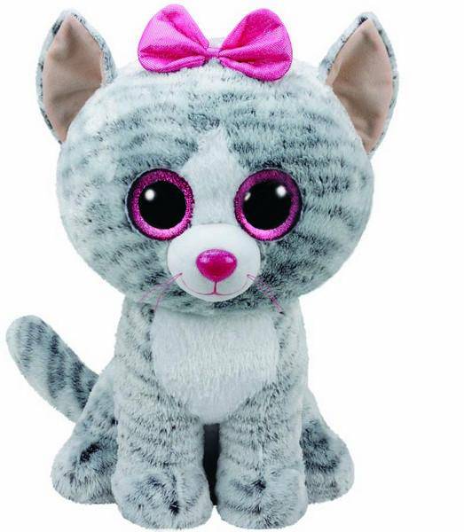 Plush Ty Beanie Boos Kiki Grey Cat 42Cm - Albagame