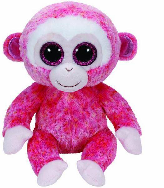 Plush Ty Beanie Boos Ruby Red/White Monkey 25cm - Albagame