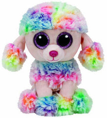 Plush Ty Beanie Boos Rainbow Multicolor Poodle 15cm - Albagame