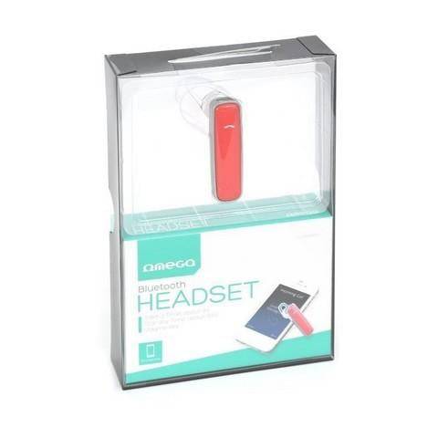 Earphone Omega Bluetooth R 400 V3.0 Edr Mono Red [42014] - Albagame