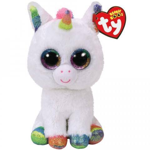 Plush Ty Beanie Boos Pixy White Unicorn 15cm - Albagame