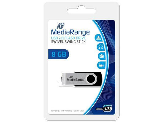 Usb 8GB MediaRange 2.0 Flash Drive [12482] - Albagame