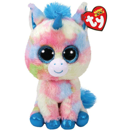 Plush Ty Beanie Boos Blitz Blue Unicorn 15cm - Albagame