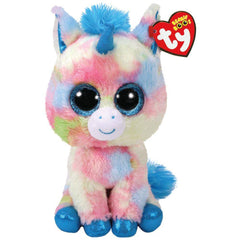 Plush Ty Beanie Boos Blitz Blue Unicorn 15cm - Albagame