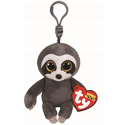 Plush Ty Beanie Boos Dangler Brown Sloth 8.5cm - Albagame