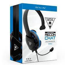 Headset Turtle Beach Recon Chat PS4 (Black) - Albagame