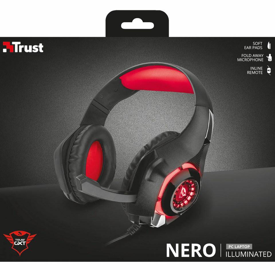 Headset Trust GXT Nero 313 PC (Red/Black) - Albagame