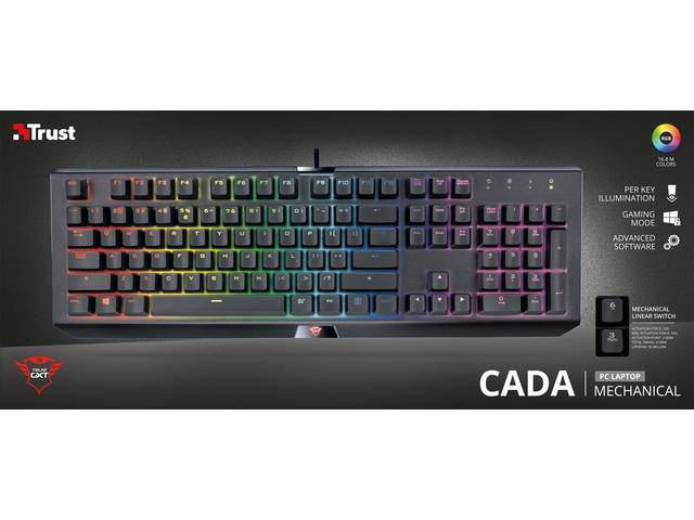Keyboard Trust GXT 890 RGB Mechanical Cada - Albagame