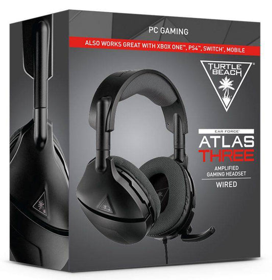 Headset Turtle Beach Atlas Three PC/Xbox One/PS4/Nintendo Switch/Mobile (Black) - Albagame