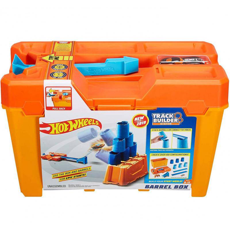 Vehicle Hot Wheels Track Builder Barrel Box - Albagame