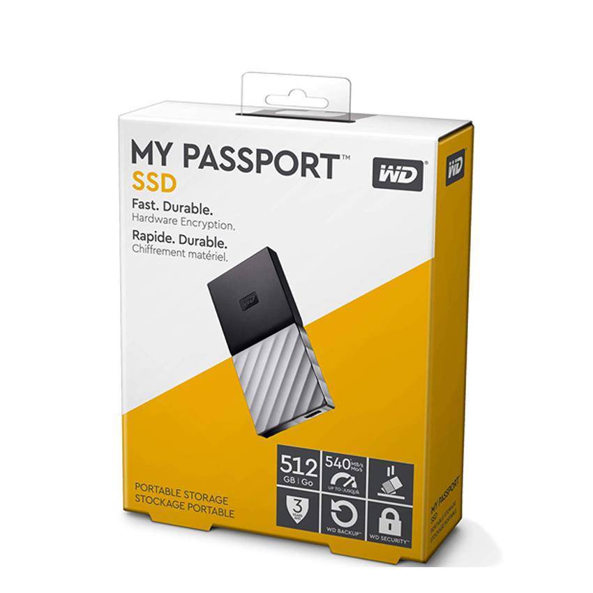 HD SSD 512GB Western Digital External My Passport [86324] - Albagame