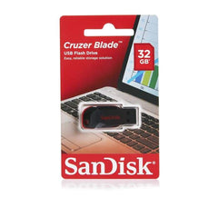 Usb 32GB SanDisk Cruzer Blade 2.0 Pendrive [06919] - Albagame