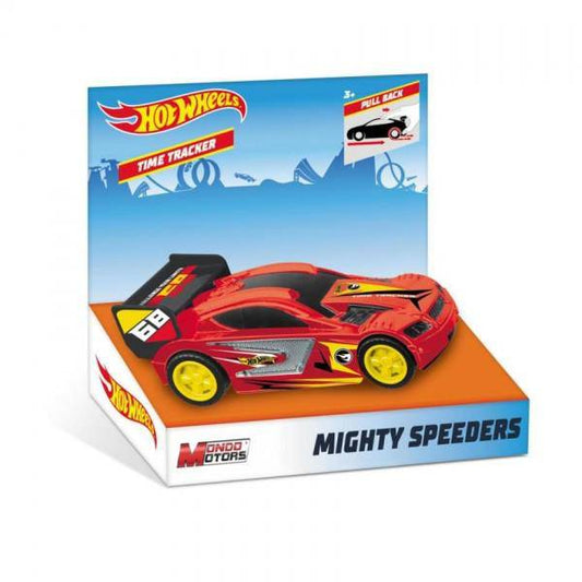 Vehicle Hot Wheels Pull Back Mighty Speeders 13Cm (4 Models) - Albagame
