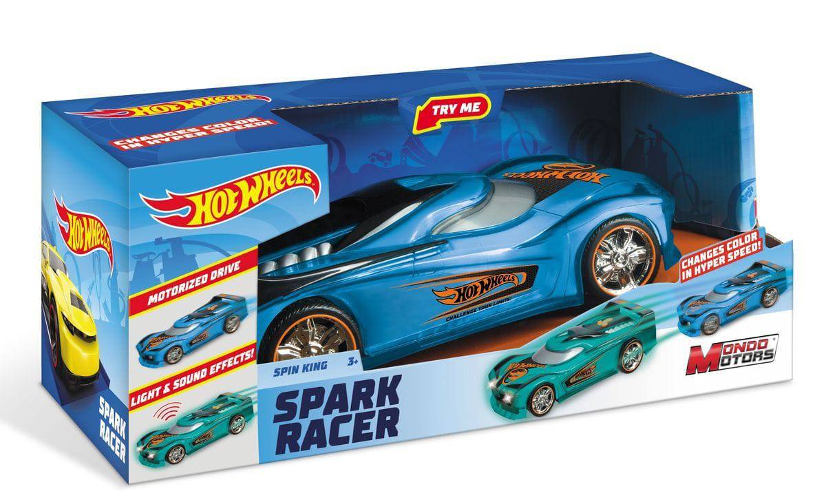 Vehicle Hot Wheels Lights & Sounds Spark Racers Spin King 24cm - Albagame