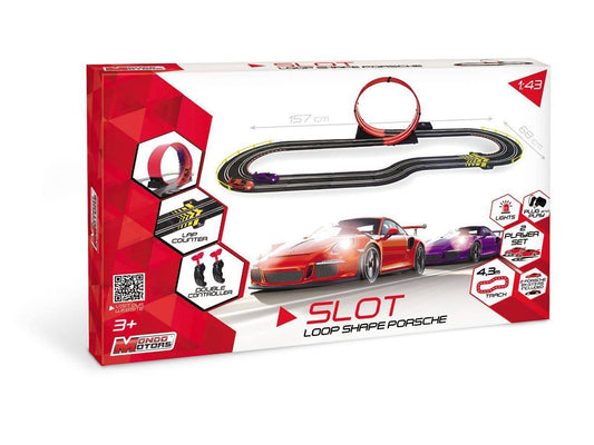 Electric Slot Mondo Motors Loop Shape Porsche 911 GT3RS 1:43 4.3M - Albagame