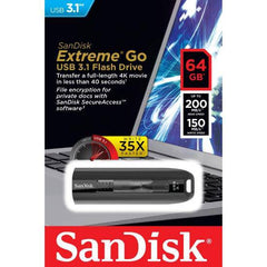 Usb 64GB SanDisk Extreme Go 3.0 Flash Drive [15216] - Albagame