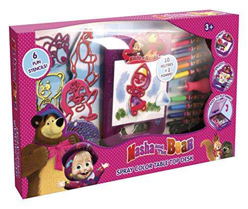 Spray Color Table Top Desk Masha and The Bear - Albagame
