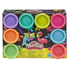 Playdoh Neon Flashy 8 Pack - Albagame