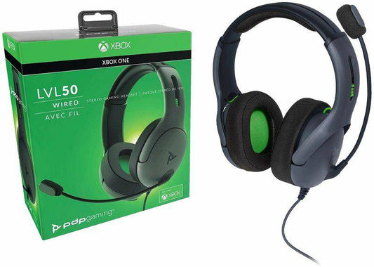 Headset Xbox One PDP LVL50 Stereo Wired Grey - Albagame