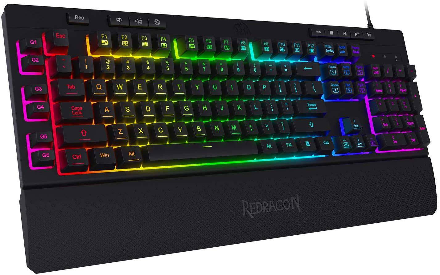 Keyboard Redragon Shiva K512 RGB Membrane - Albagame
