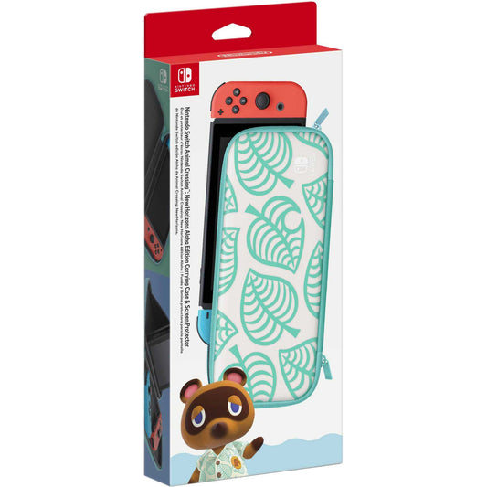 Carrying Case & Screen Protector Nintendo Switch Animal Crossing Edition - Albagame