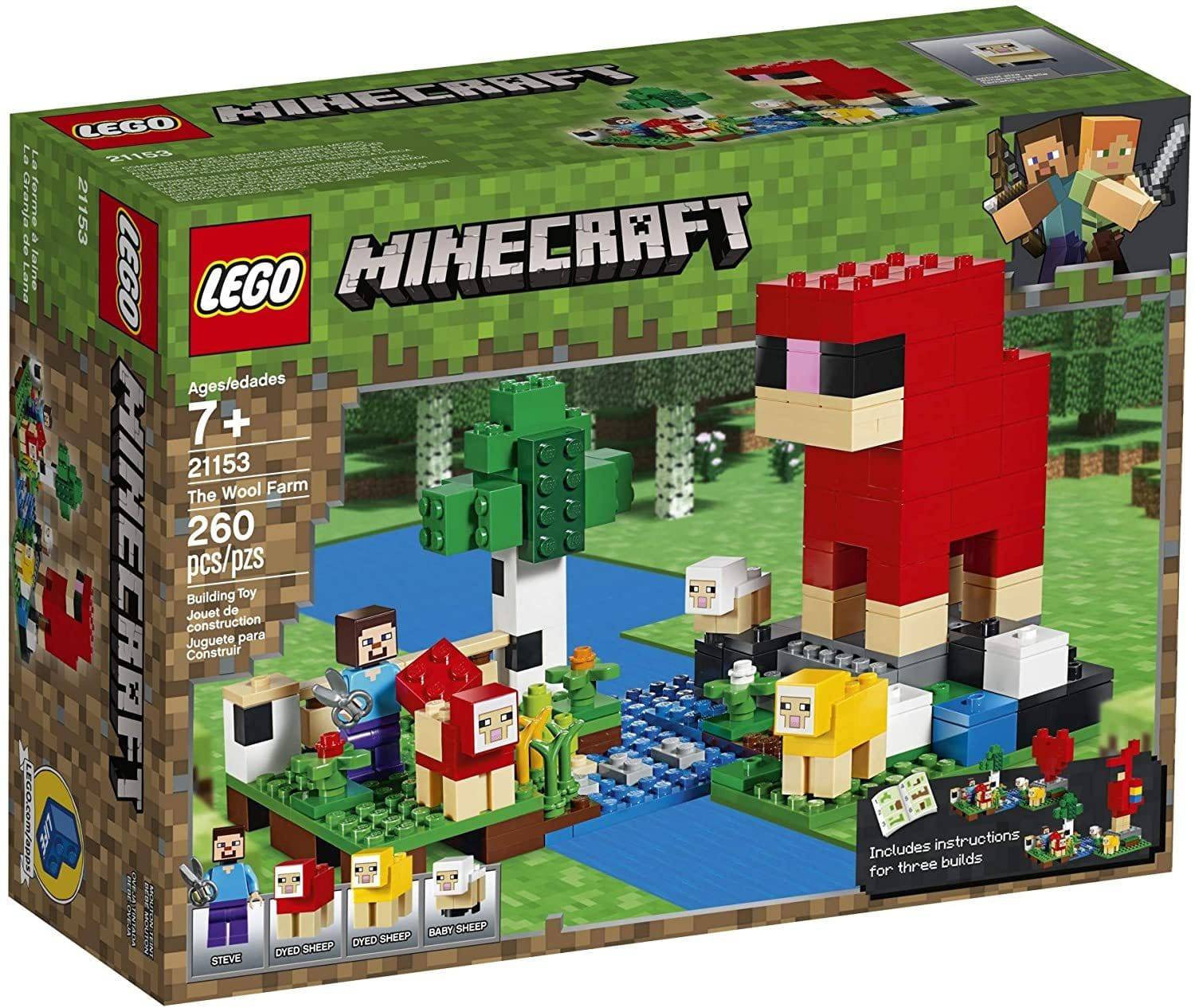 Lego Minecraft The Wool Farm 21153 - Albagame