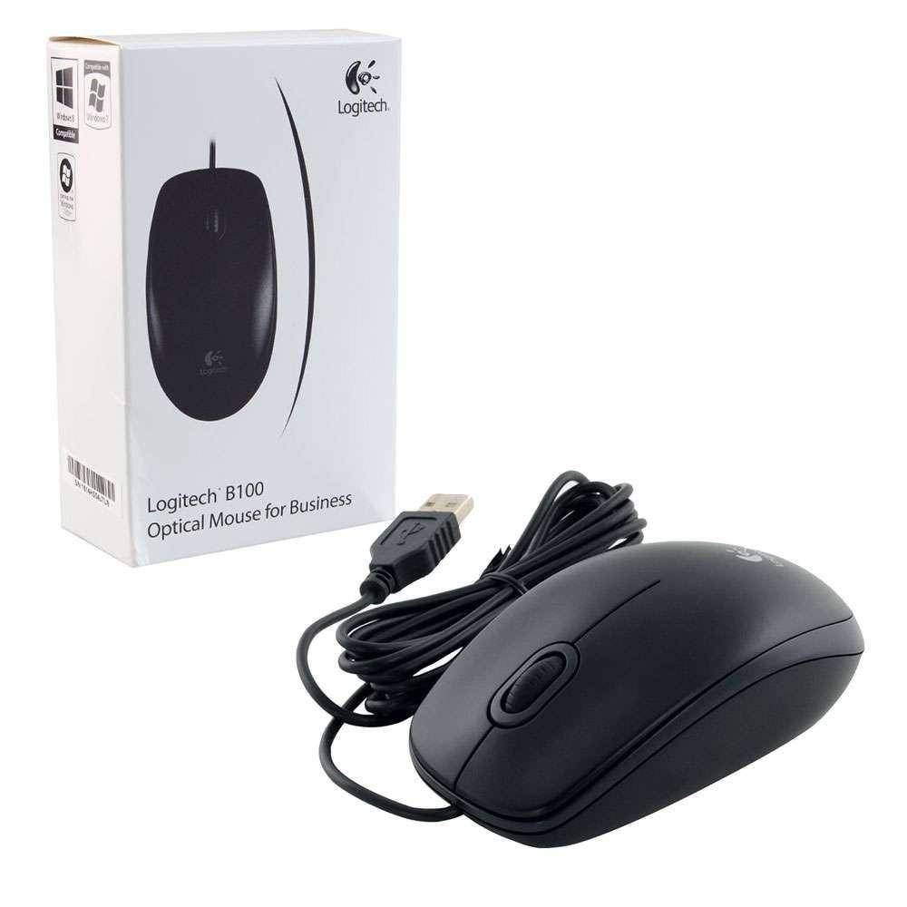Mouse Logitech B100 Optical USB OEM - Albagame